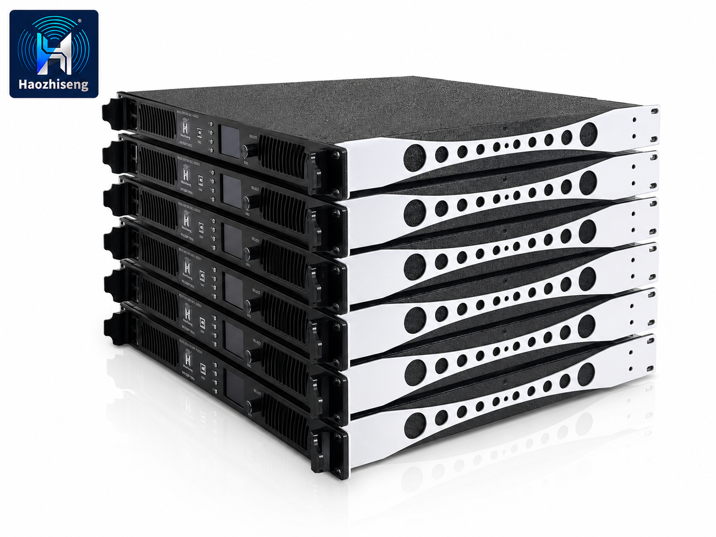 HA-DSP1804 18000W 4-Channel 1U Class D Power Amplifier with FIR DSP and Network Audio