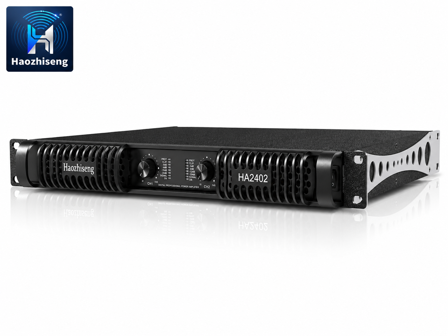 HA2402 12600W 2-Channel 1U Class D PA Subwoofer Power Amplifier