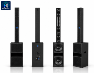 CY65 & CY12SUB 2-Way 6×5-Inch Active Compact Column Speaker Sound System with Powered Subwoofer