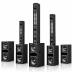 CY65 & CY12SUB 2-Way 6×5-Inch Active Compact Column Speaker Sound System with Powered Subwoofer