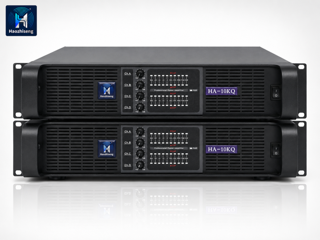 HA10KQ 10000W 4-Channel Professional Audio Power Amplifier with PFC Switching Power Supply