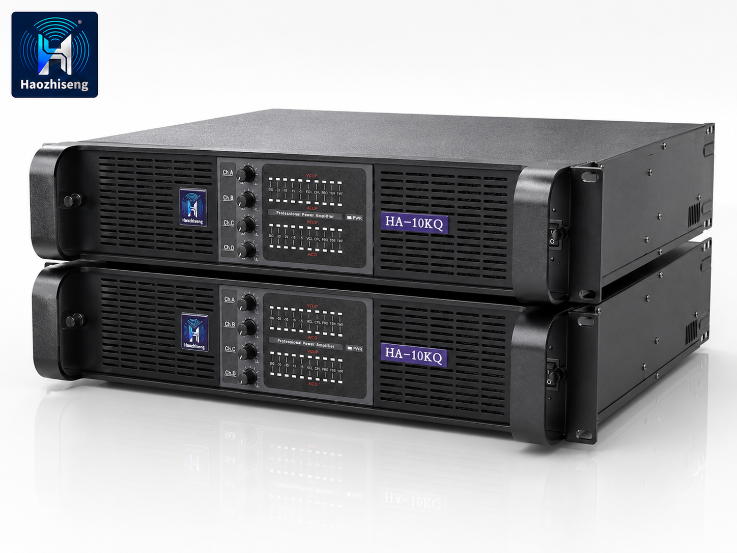 HA10KQ 10000W 4-Channel Professional Audio Power Amplifier with PFC Switching Power Supply