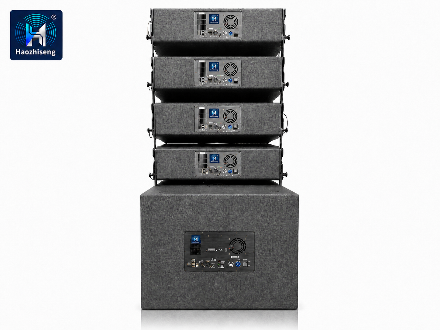 HA208 Dual 8-Inch Self-Powered Active Line Array Speaker System