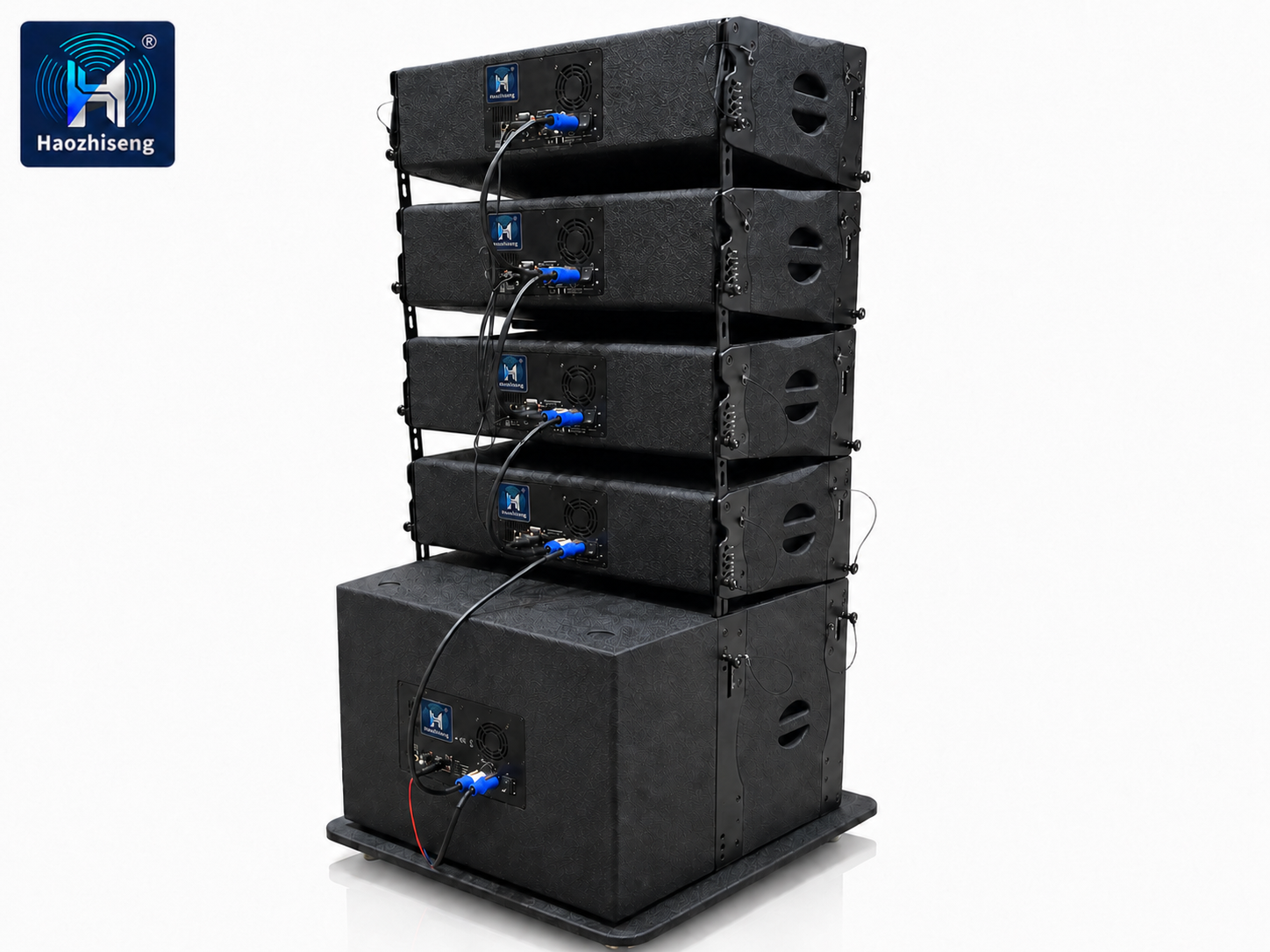 HA208 Dual 8-Inch Self-Powered Active Line Array Speaker System