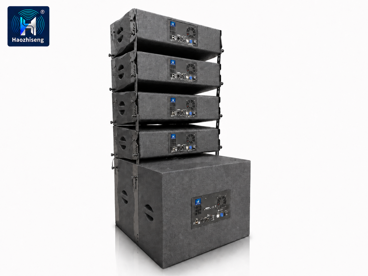 HA208 Dual 8-Inch Self-Powered Active Line Array Speaker System