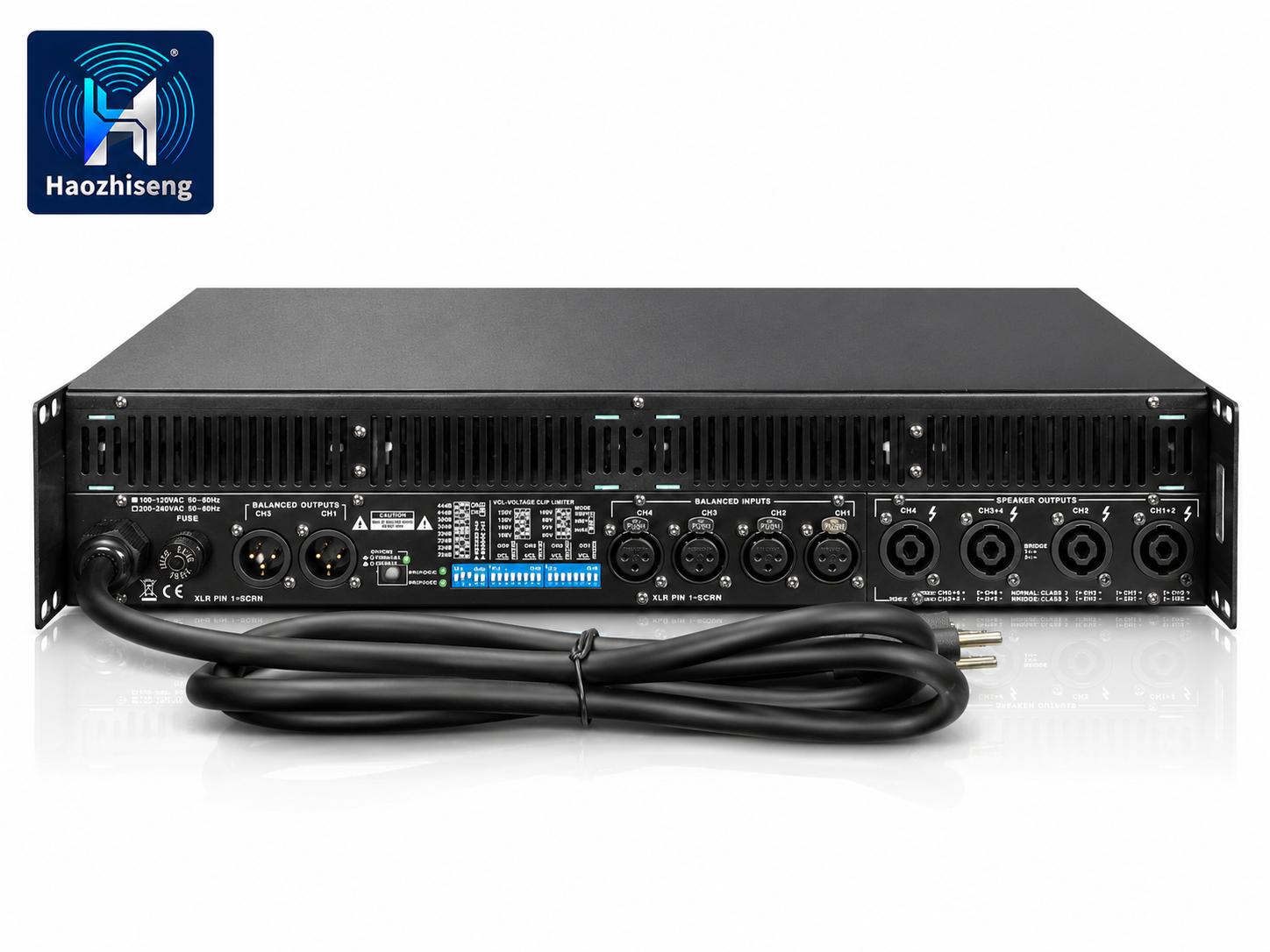 HA20K 4-Channel 20000W Class-D DJ Subwoofer Power Amplifier