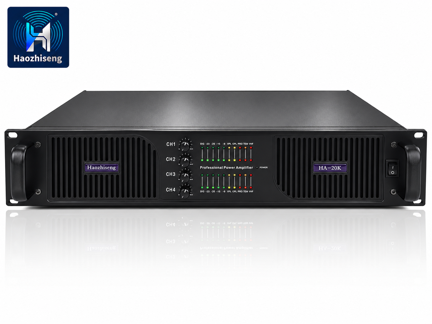 HA20K 4-Channel 20000W Class-D DJ Subwoofer Power Amplifier