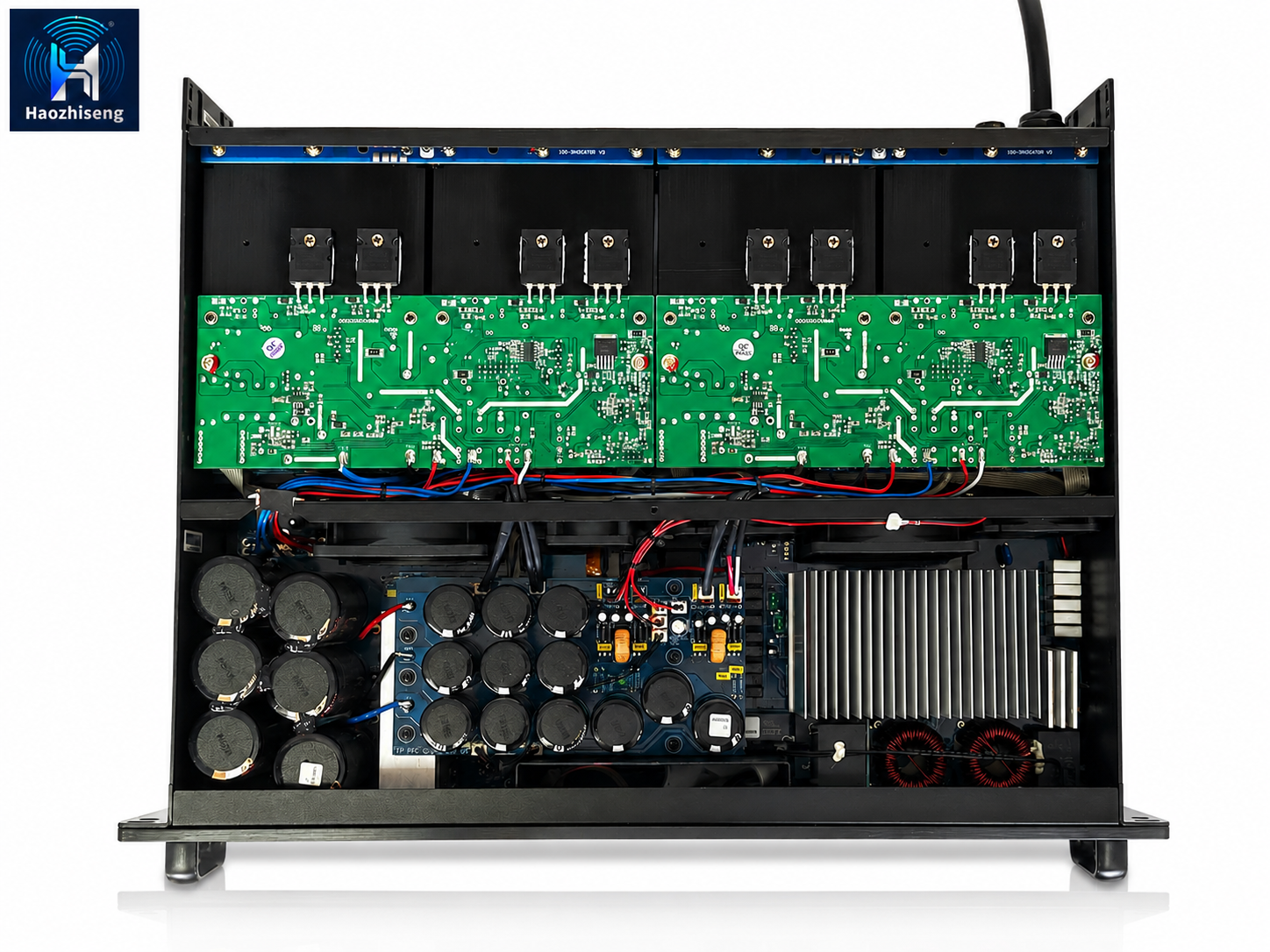 HA20KQ 20000W 4-Channel Class D DSP Subwoofer Power Amplifier with Ethernet Control