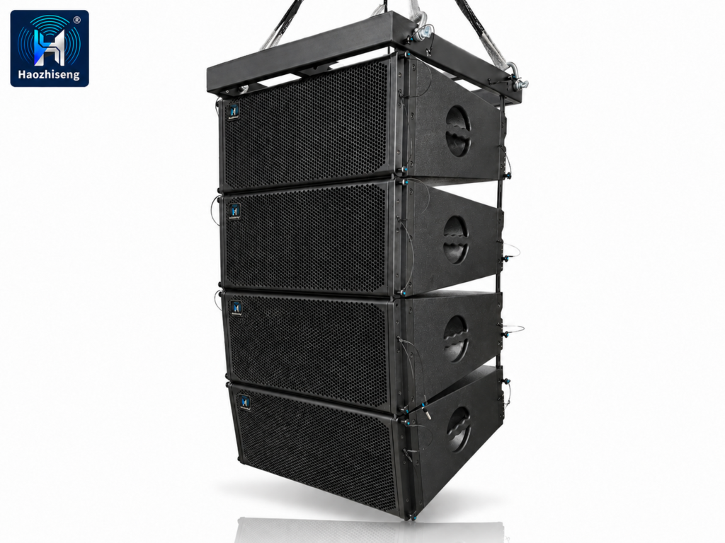 HA310P Dual 10-Inch 3-Way Self-Powered Active Line Array PA Speaker System