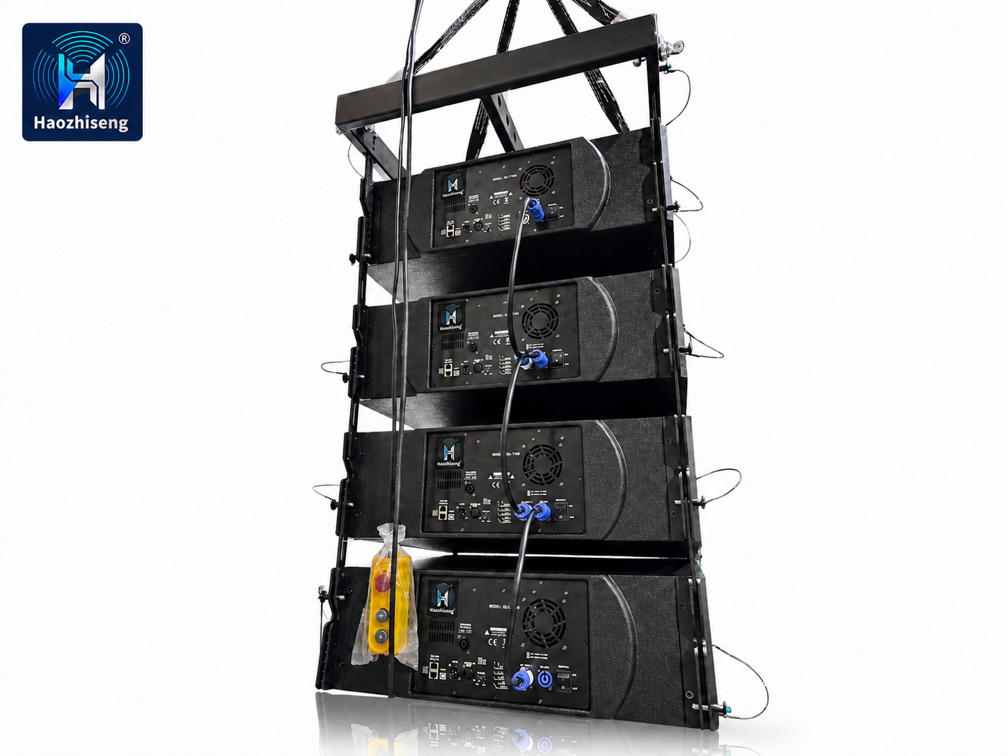 HA310P Dual 10-Inch 3-Way Self-Powered Active Line Array PA Speaker System