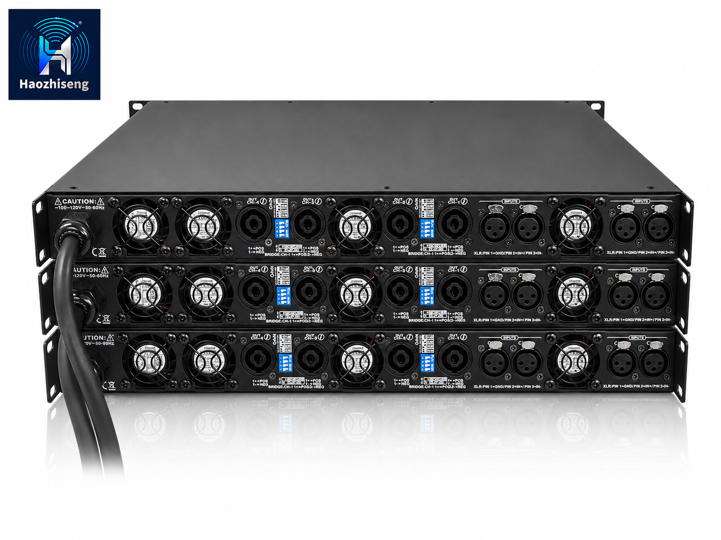 HA32K4 26800W 4-Channel Class D High Power Subwoofer Amplifier