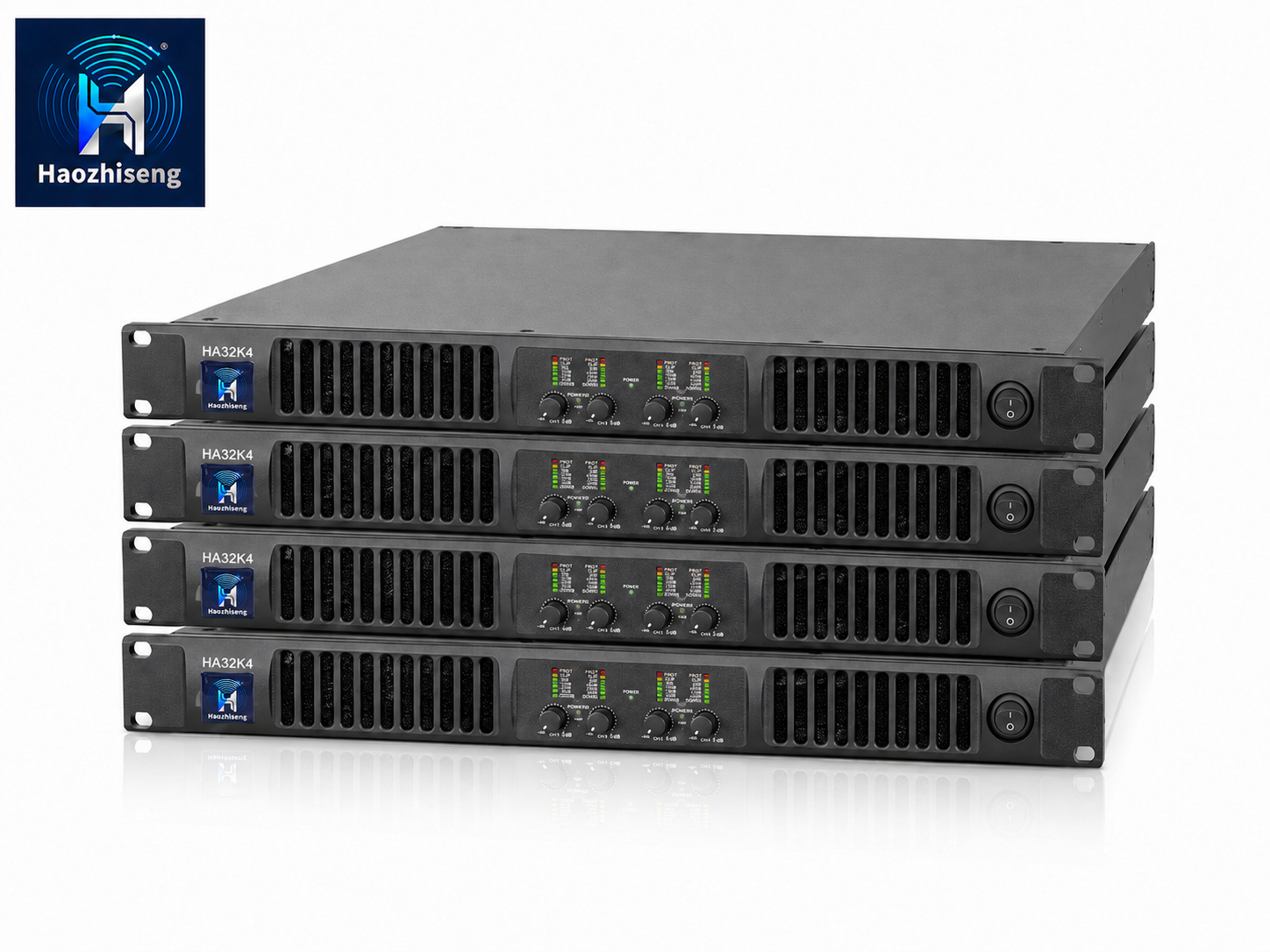 HA32K4 26800W 4-Channel Class D High Power Subwoofer Amplifier