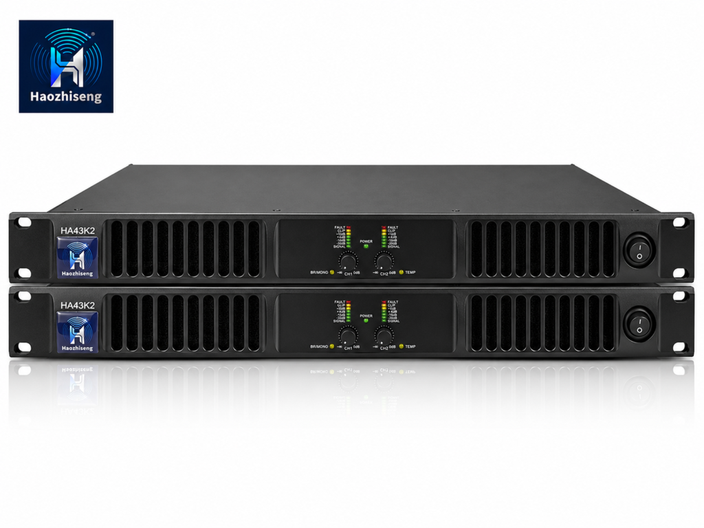 HA43K2 17000W 2-Channel Class D Professional Subwoofer Power Amplifier