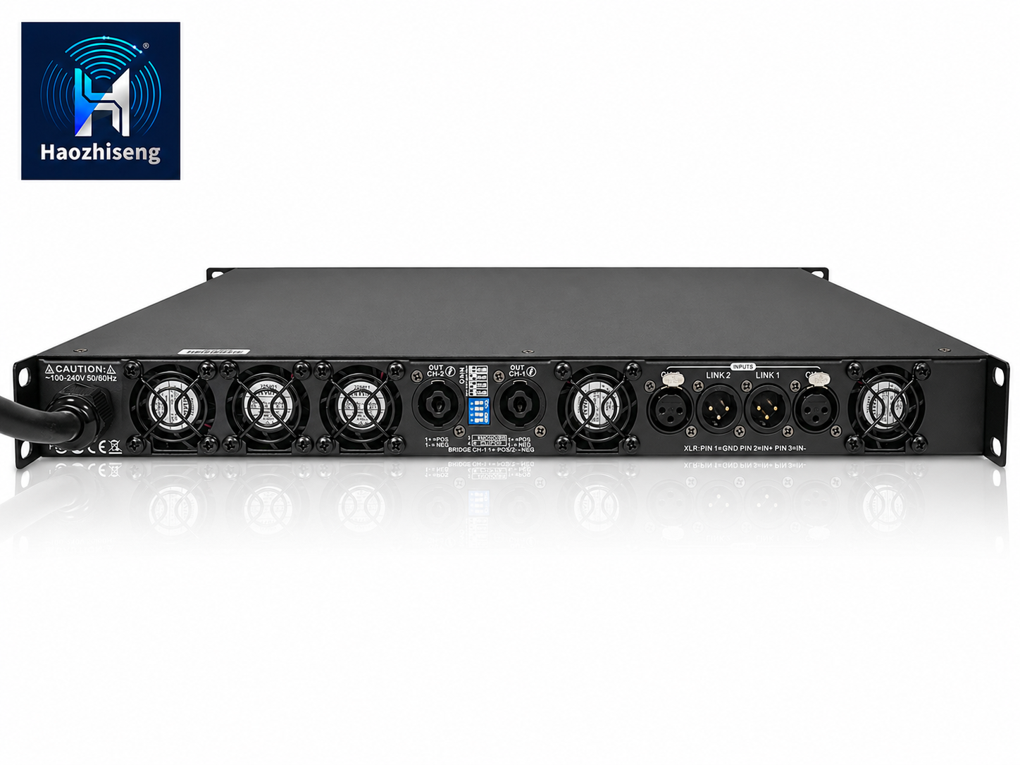 HA43K2 17000W 2-Channel Class D Professional Subwoofer Power Amplifier