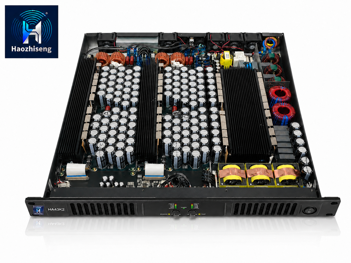 HA43K2 17000W 2-Channel Class D Professional Subwoofer Power Amplifier
