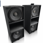 HAS28 3200W Dual 18-Inch Professional Passive Subwoofer Speaker for DJ, Live Sound, Stage & Touring Audio Systems