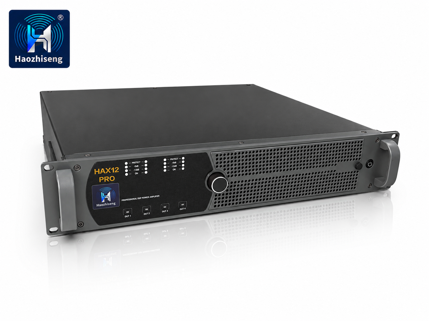 HAX12 PRO 12000W 4-Channel Class-D DSP Professional Audio Power Amplifier