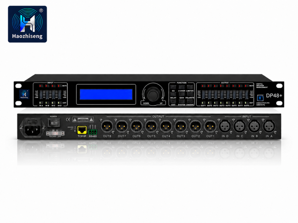 DP48+ 4 Input 8 Output Professional DSP Audio Speaker Management Processor