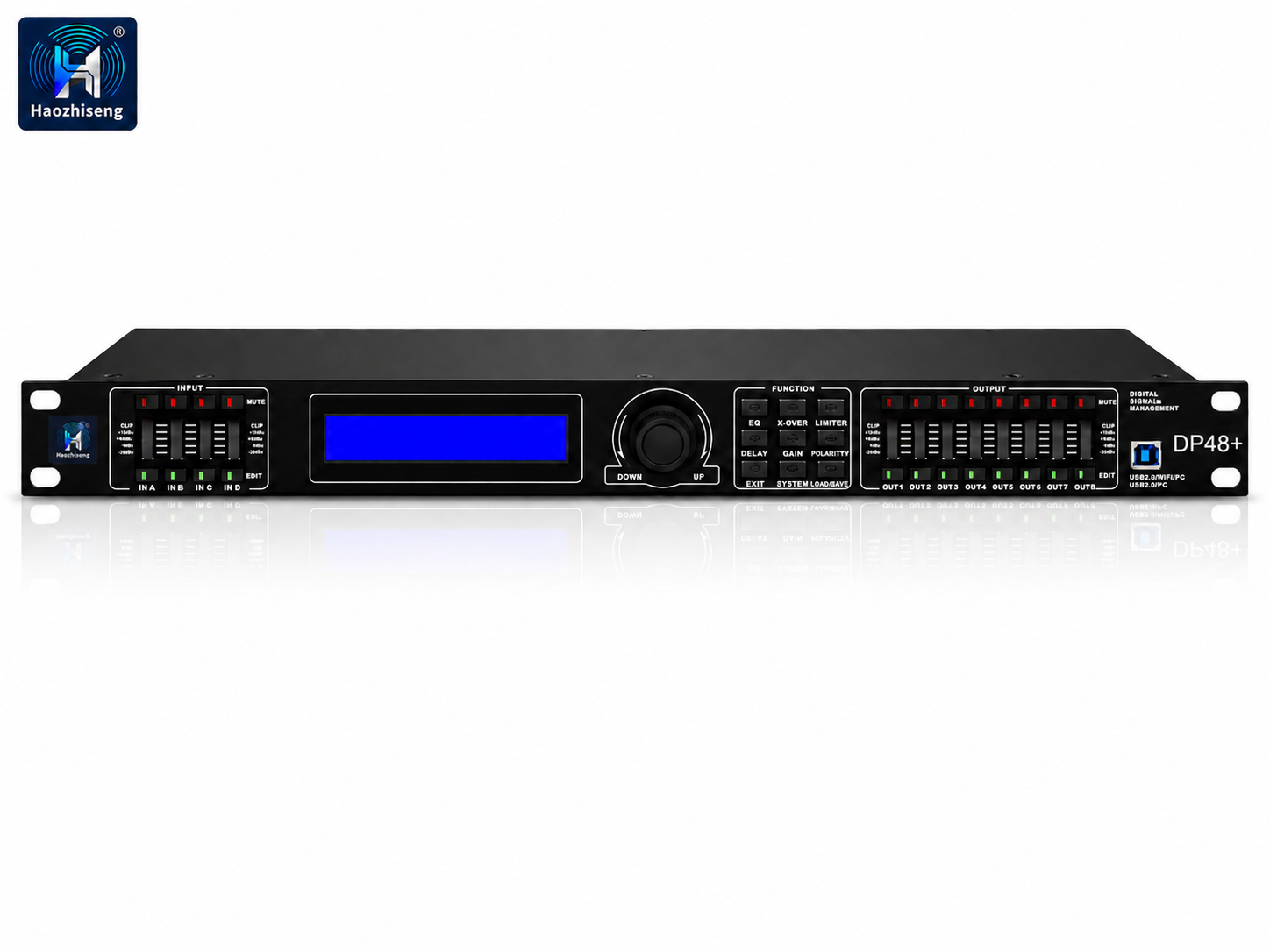 DP48+ 4 Input 8 Output Professional DSP Audio Speaker Management Processor