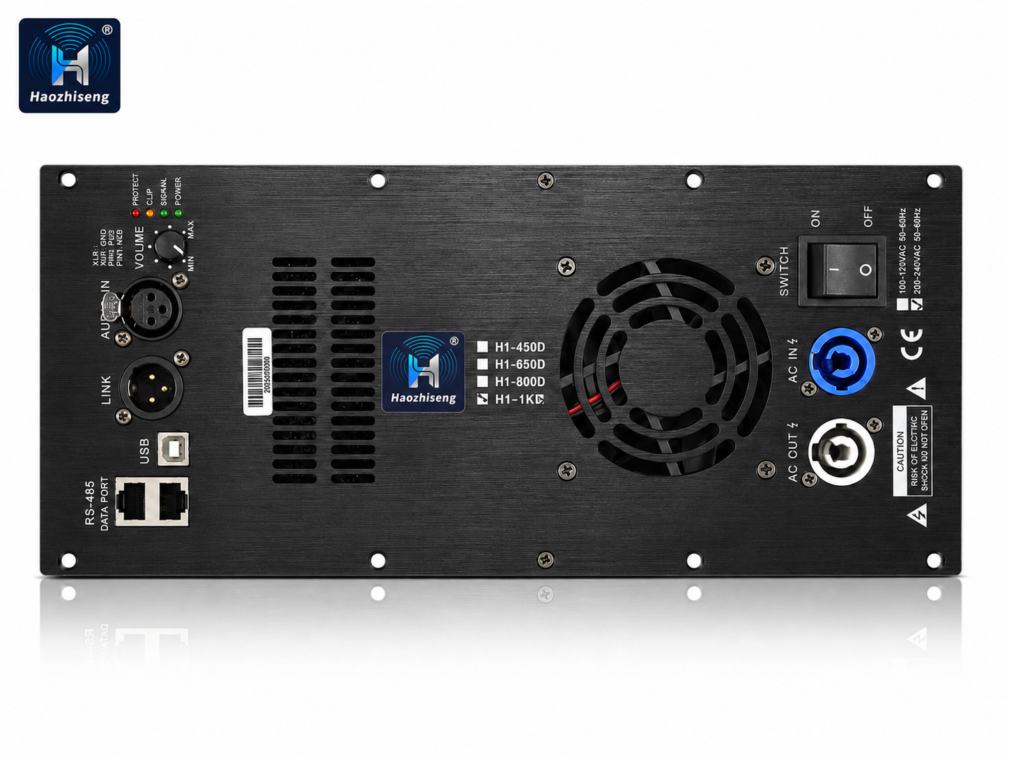 H1-450D 450W Single-Channel Class D Amplifier Module for Active Speakers