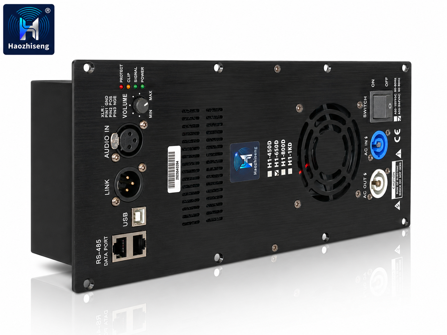 H1-650D 650W Class D DSP Plate Amplifier Module for Active Full-Range Speakers