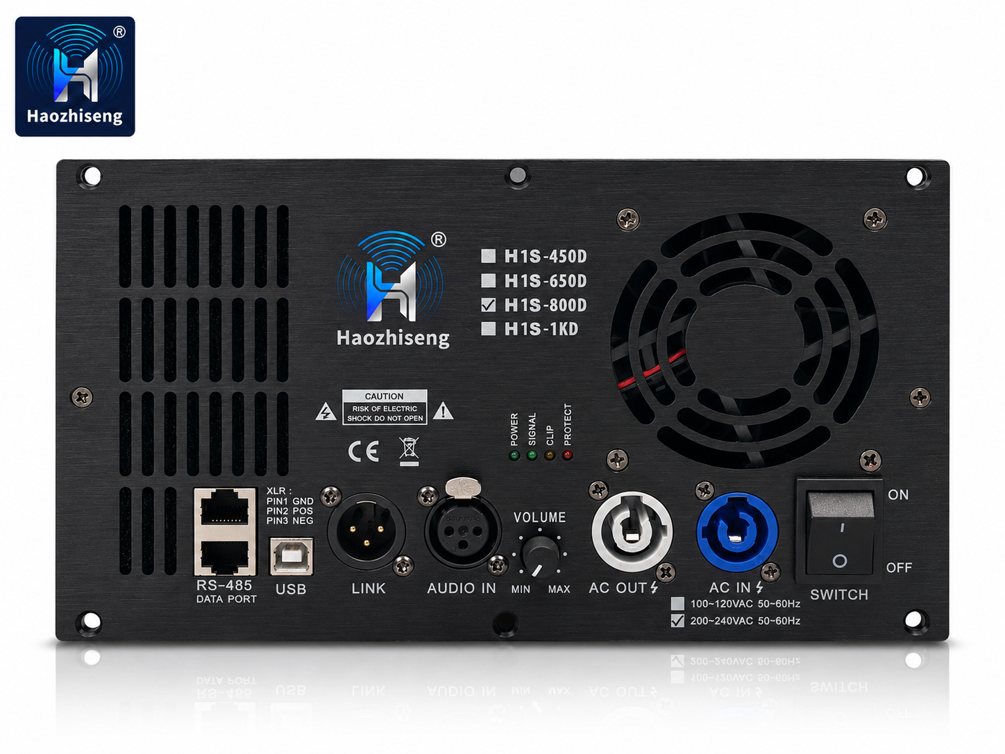H1S-800D 800W 1-Channel Class D Amplifier Module for Active Speakers