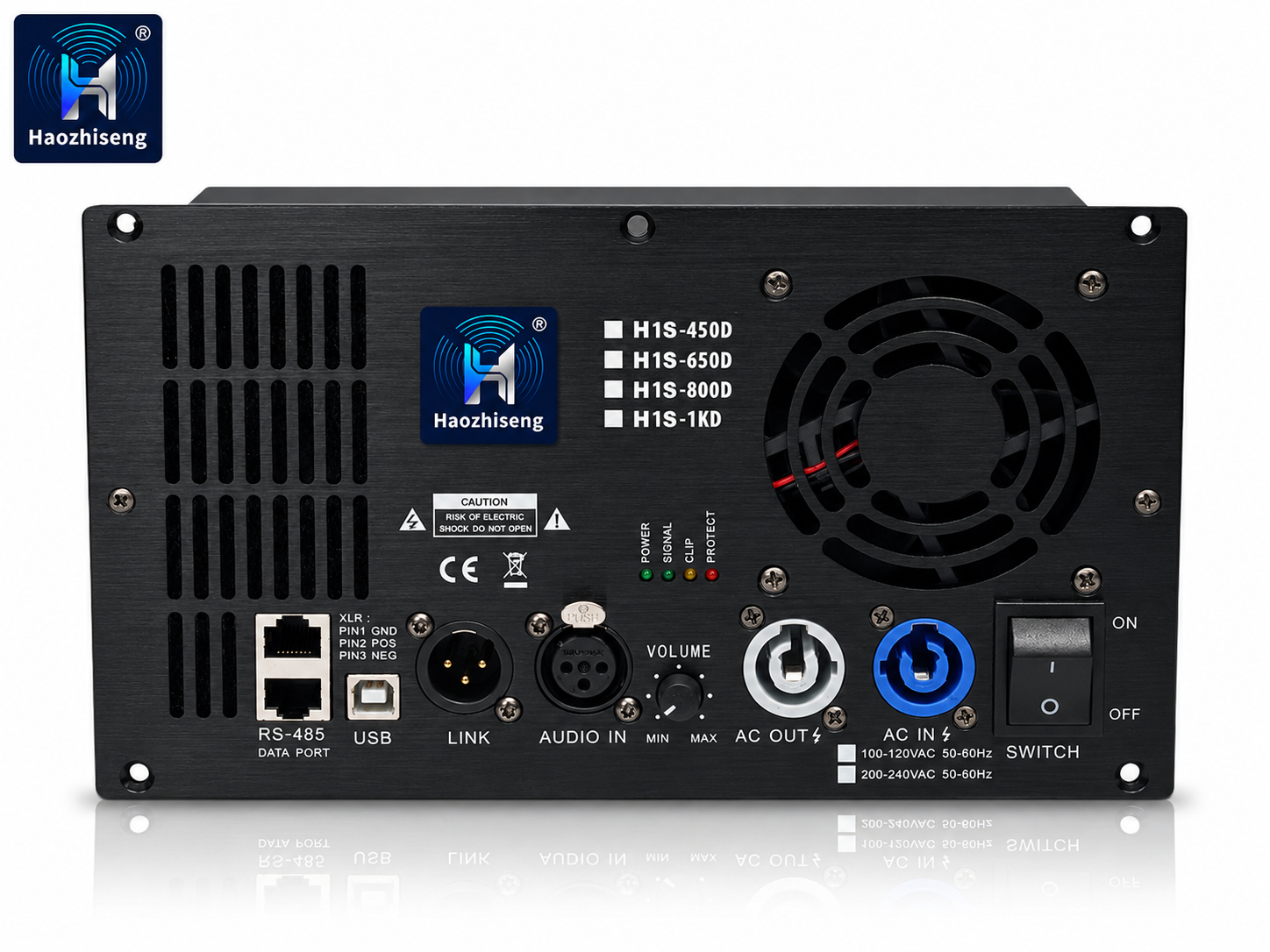 H1S-800D 800W 1-Channel Class D Amplifier Module for Active Speakers