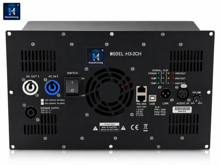 H3-2CH 2 × 1800W 2-Channel Class D DSP Amplifier Module for Active Subwoofers