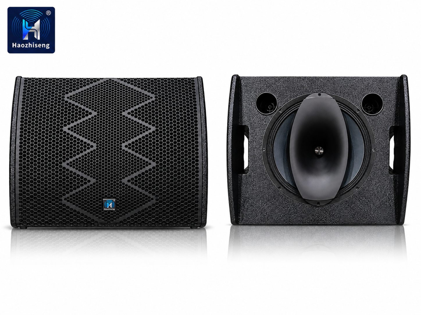 HA15M 15-Inch Coaxial Stage Monitor Speaker for Professional Live Sound