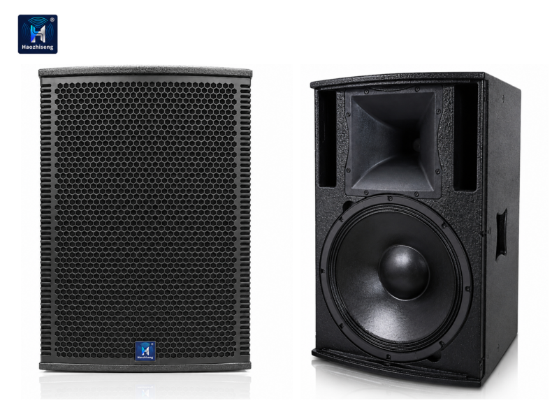 HA15XL 15-Inch 2-Way Active Full-Range Speaker with DSP for Professional DJ and PA Sound Systems