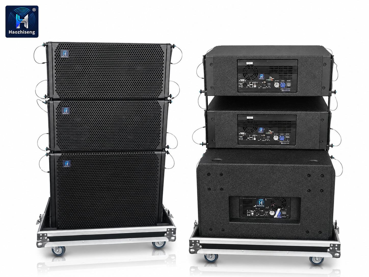 HA210P & HA18P Dual 10-Inch Powered Line Array Speaker System