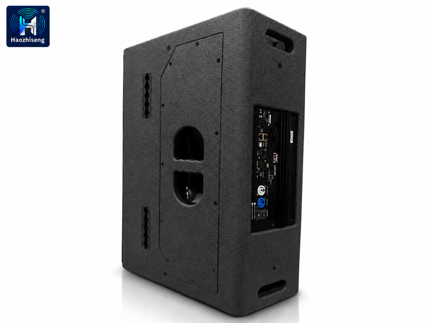 HA212 Dual 12-Inch Active Point Source Speaker with DSP for Professional PA, DJ & Live Sound Systems