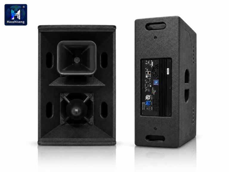 HA212 Dual 12-Inch Active Point Source Speaker with DSP for Professional PA, DJ & Live Sound Systems