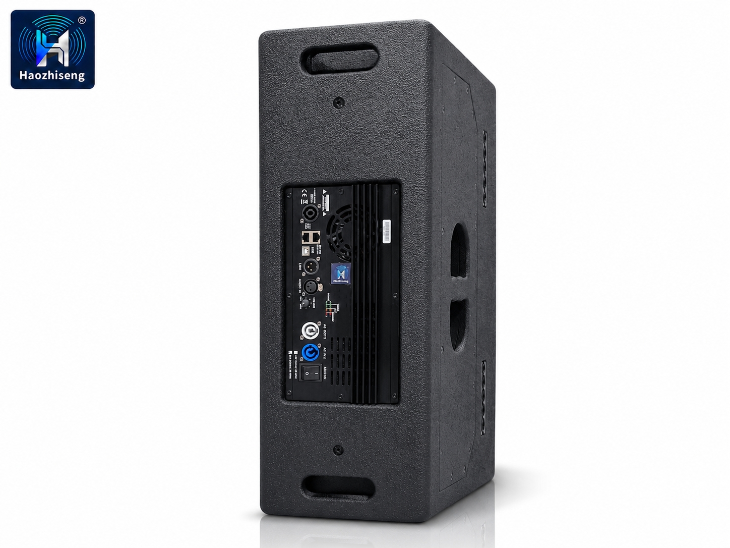 HA212 Dual 12-Inch Active Point Source Speaker with DSP for Professional PA, DJ & Live Sound Systems