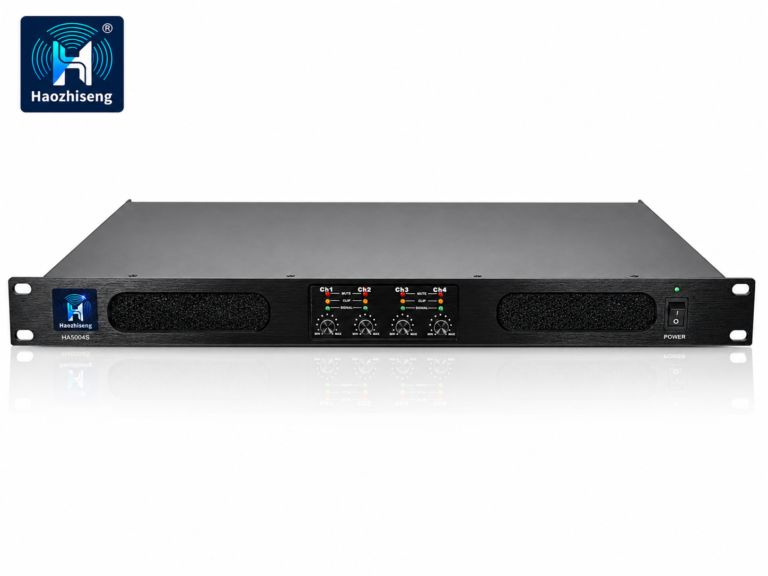 HA5004S 1U 4-Channel Class D Professional Power Amplifier for Live Sound, Touring & Installation