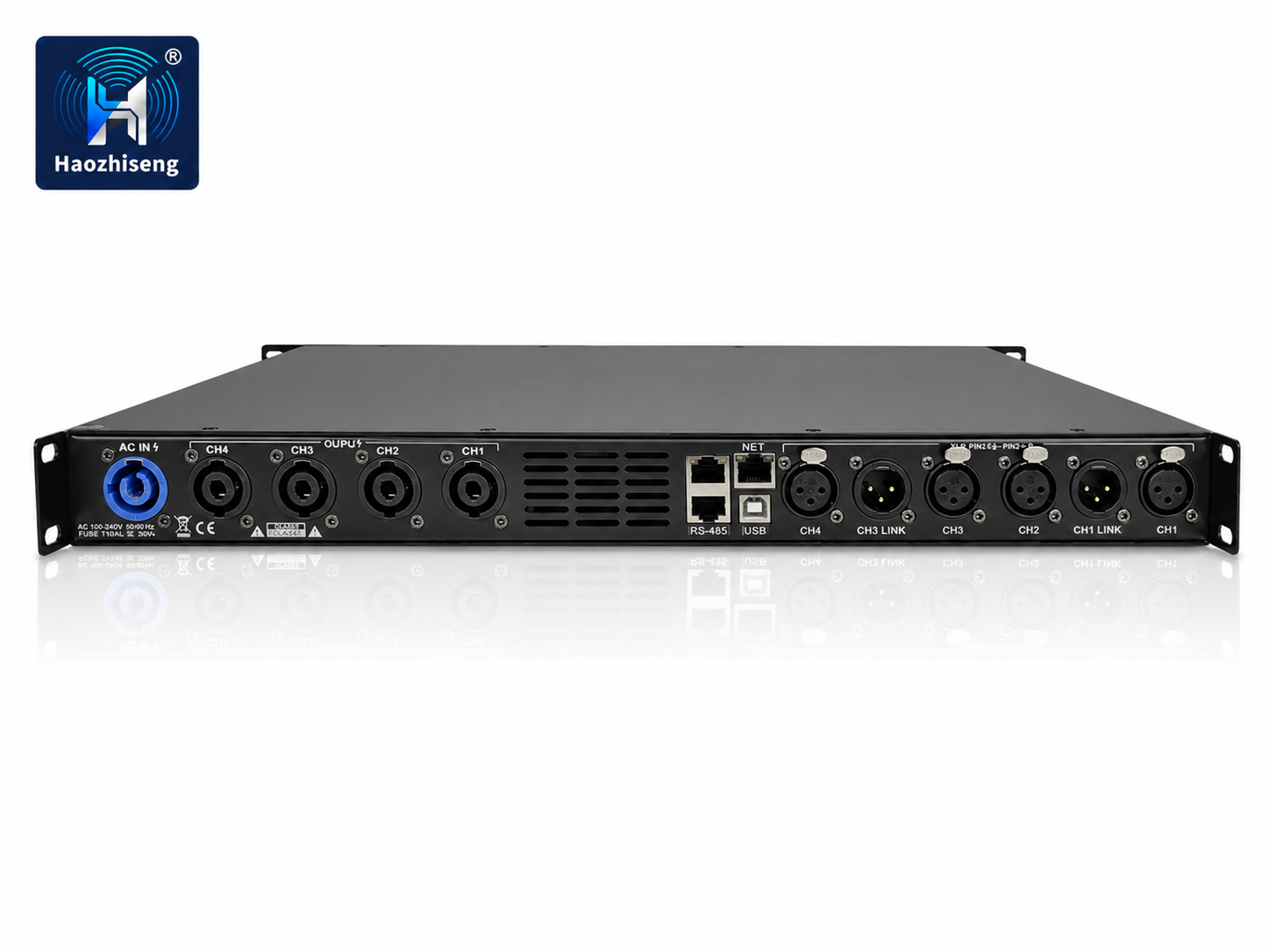 HA5004SD 3600W 4-Channel Class D DSP Power Amplifier for Professional PA Systems