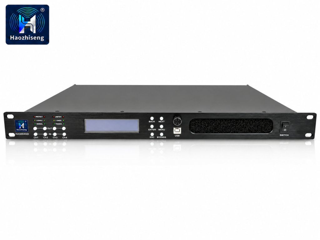 HA5004SD 3600W 4-Channel Class D DSP Power Amplifier for Professional PA Systems