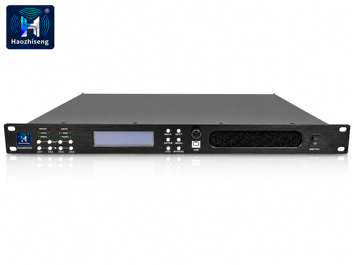 HA5004SD 3600W 4-Channel Class D DSP Power Amplifier for Professional PA Systems