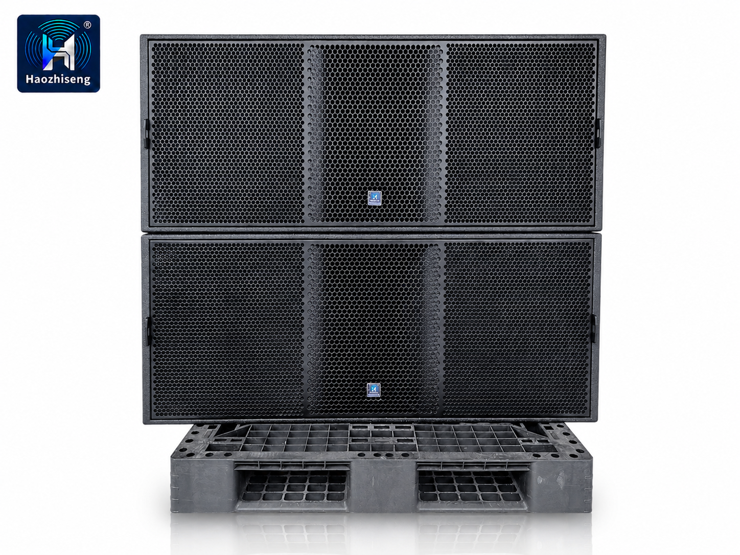 HAS28 3200W Dual 18-Inch Active Subwoofer Speaker Professional Self-Powered Subwoofer for DJ, Live Sound, Stage & Touring Audio Systems