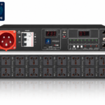 PR380 8-Channel 20kW Three-Phase Power Sequencer Controller for Professional Audio Systems