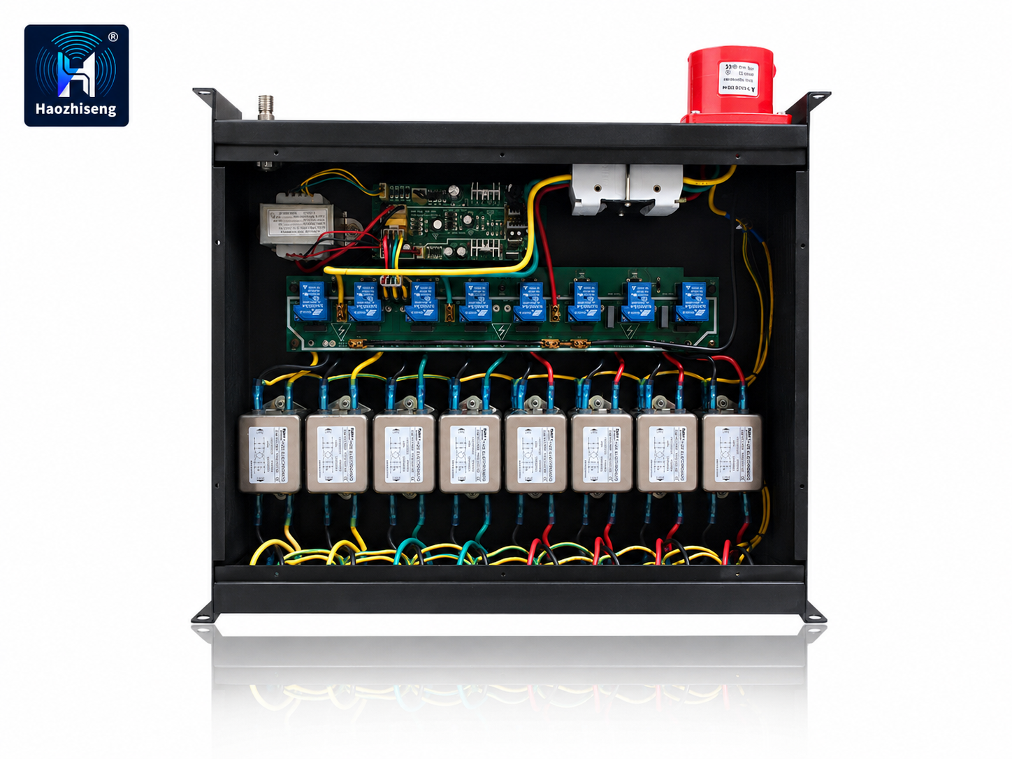 PR380 8-Channel 20kW Three-Phase Power Sequencer Controller for Professional Audio Systems