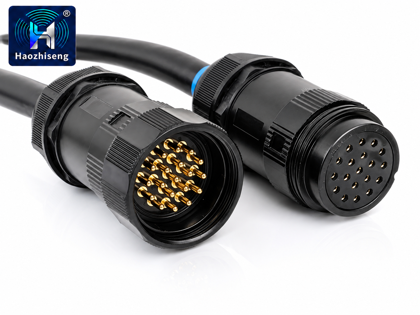 19-Pin Socapex Male-to-Female Multicore Extension Cable