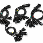 19-Pin Socapex to 16A 3-Pin Fan-Out Power Cable