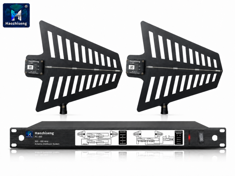 AC990 500–950 MHz Professional UHF Antenna Distribution System with Directional Antennas