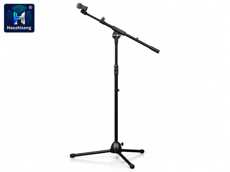 BY-750 Heavy-Duty Adjustable Boom Microphone Floor Stand