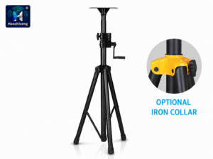 BY-806 Professional Crank-Up Speaker Stand with Metal Top Plate