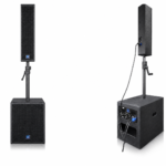 CS445 & CS12SUB 4 × 4.5-Inch Self-Powered Column PA Speaker System with Active 12-Inch Subwoofer