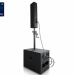 CS445 & CS12SUB 4 × 4.5-Inch Self-Powered Column PA Speaker System with Active 12-Inch Subwoofer