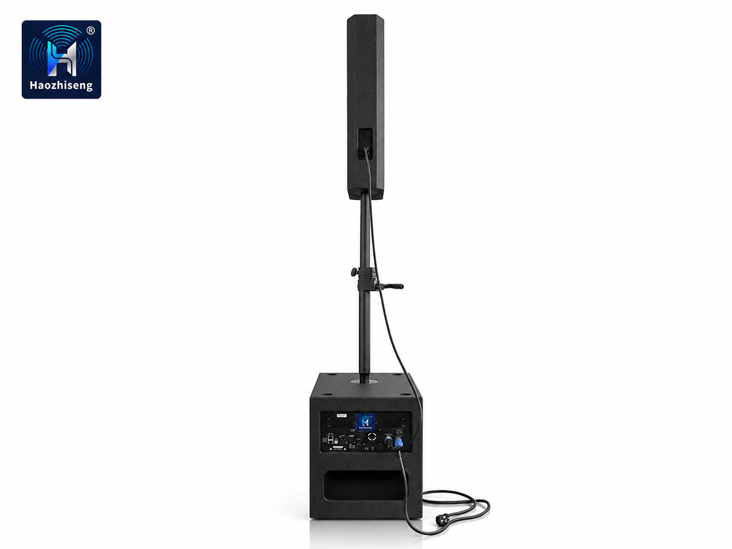 CS445 & CS12SUB 4 × 4.5-Inch Self-Powered Column PA Speaker System with Active 12-Inch Subwoofer