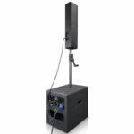 CS445 & CS12SUB 4 × 4.5-Inch Self-Powered Column PA Speaker System with Active 12-Inch Subwoofer